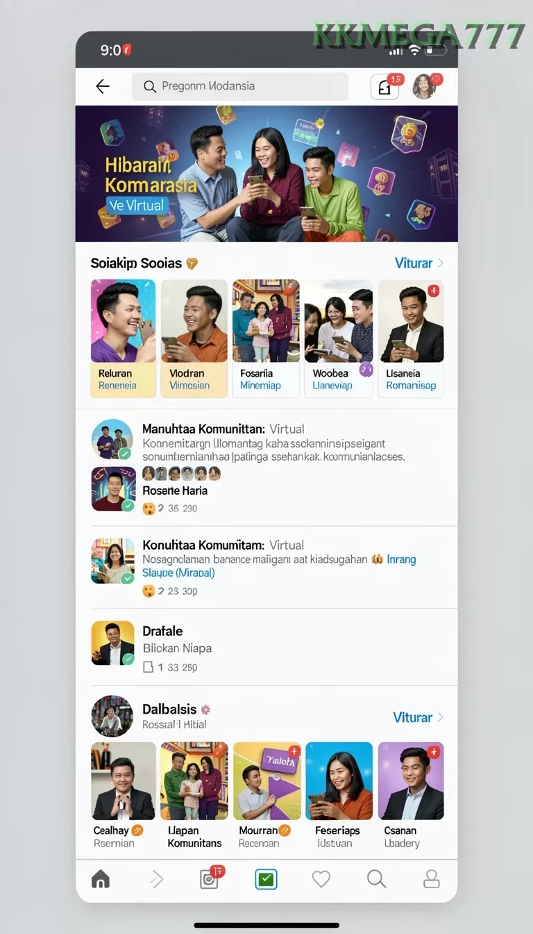 Cuplikan layar REMI101 — halaman utama