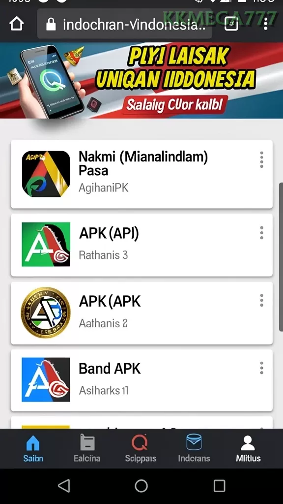 Cuplikan layar ME355 — pengaturan akun